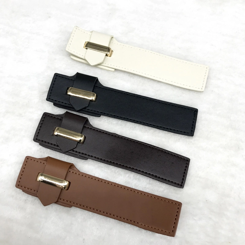 Classic Leather Snap Toggle Clasp Buckle Metal Buckle Closure Clip Holder